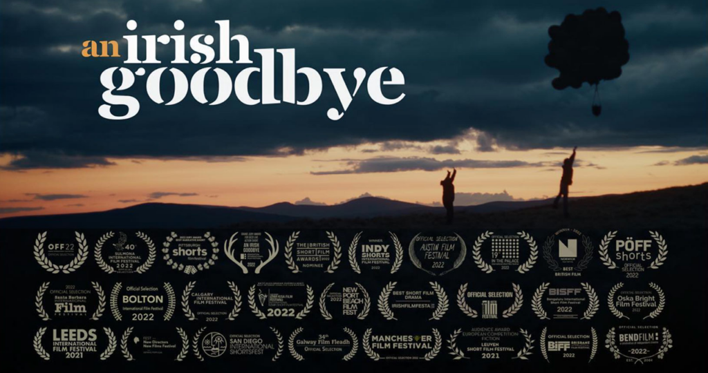 Making sense of sick jokes, farm life, and a skydiving urn in award-winning short, <em>An Irish Goodbye</em>
